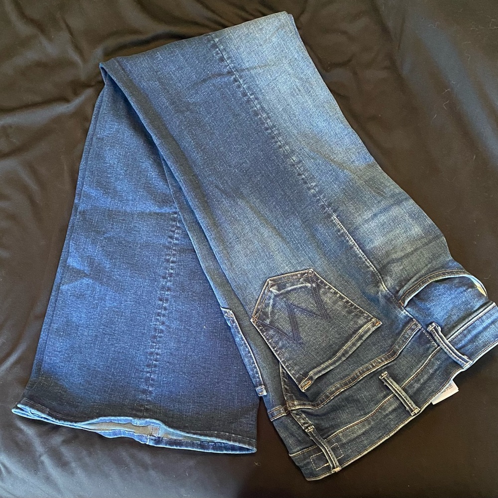 Mother bell bottom not distressed jeans